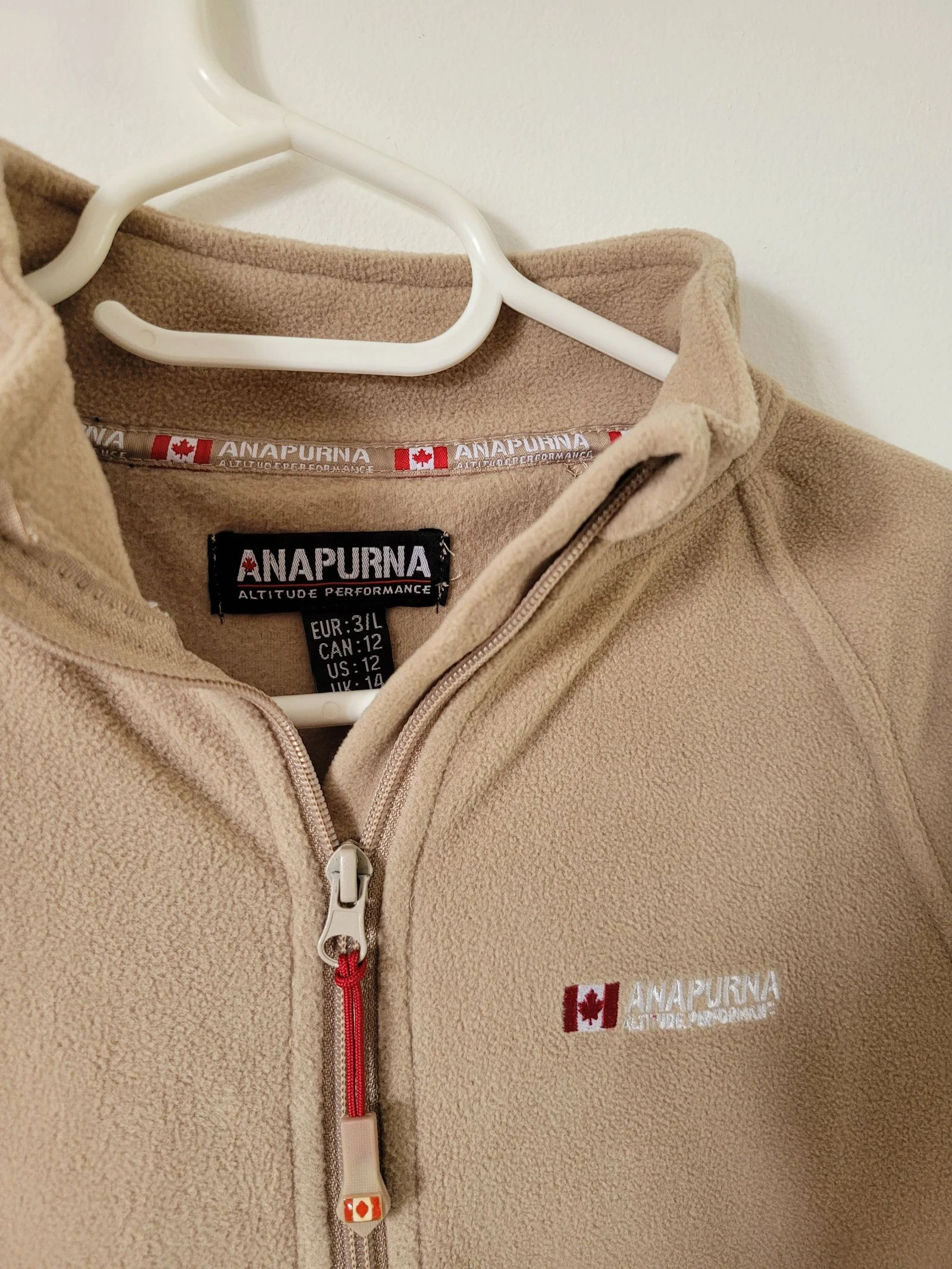 Veste polaire bege Anapurna Altitude Performance – Tamanho 3/G – photo 2